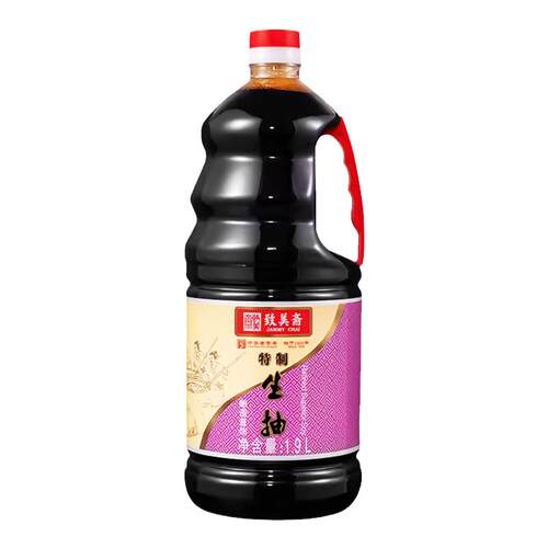 致美斋酱油 特制生抽黄豆酿造凉拌酱油调料中华老字号1.9L*1