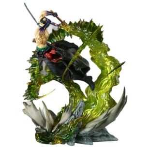 海贼王GK鬼岛大战共鸣阎王罗罗诺亚索隆三刀流发光手办模型送礼物