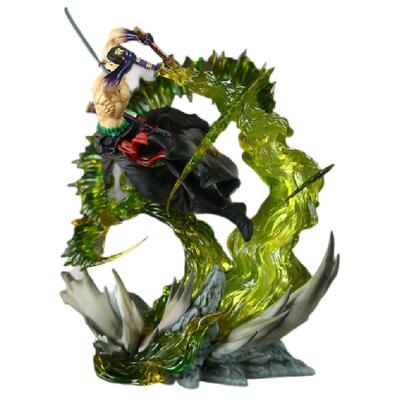 海贼王鬼岛大战索隆三刀流手办