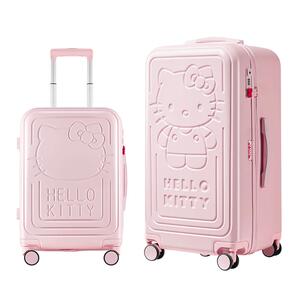 银座xHelloKitty正版联名行李箱女学生可爱粉色拉杆箱kt猫行李箱