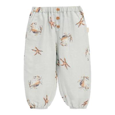 whitewheat海洋太阳纱布防蚊裤