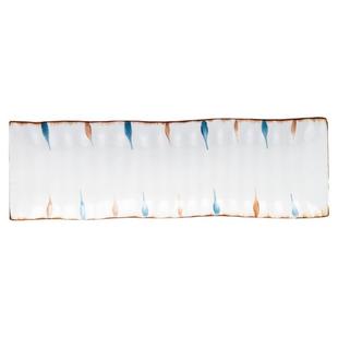 日式盘子长方形陶瓷长条菜盘点心西餐创意小吃刺身家用寿司盘餐具