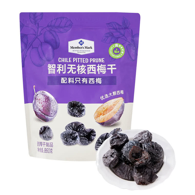 山姆MM代购智利无核西梅干860g