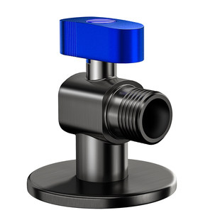 家用球阀大流量燃气热水器水阀直通全开关阀全铜角阀冷热水三角阀