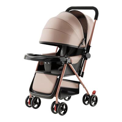 婴儿推车可坐可躺0到3岁轻便可折叠一键收车儿童四轮遛娃手推车