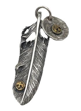 纯银吊坠复古个性羽毛时尚潮饰