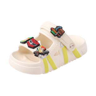 我的世界男童凉鞋儿童拖鞋沙滩凉拖防滑夏季新款小孩室内海边软底