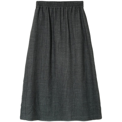 前世今生中长半身裙微A下摆