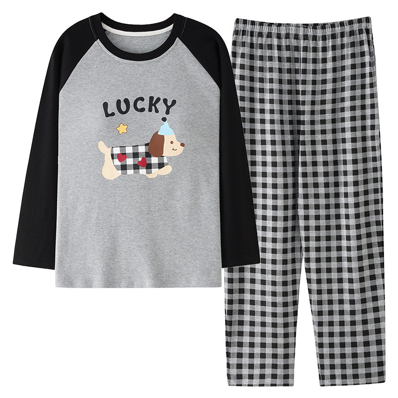 睡衣女春秋纯棉长袖休闲套装10睡衣/家居服套装