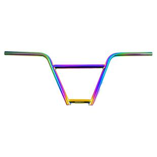 正品 BMX表演车4段把手配件铬钼钢CRMO五彩超坚固耐摔自行车改装