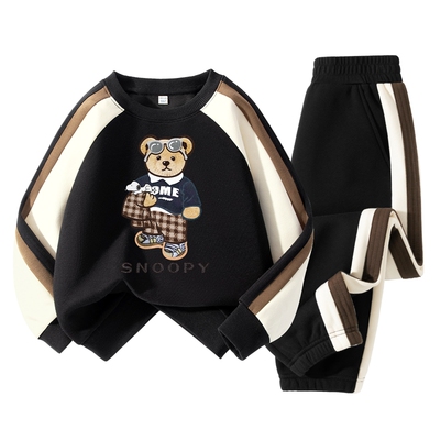 史努比男童套装2026新款儿童卫衣