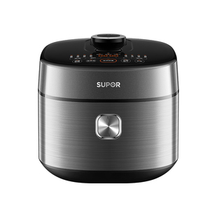 苏泊尔电压力锅IH立体猛火智能多功能0涂层双胆5L大容量电压锅