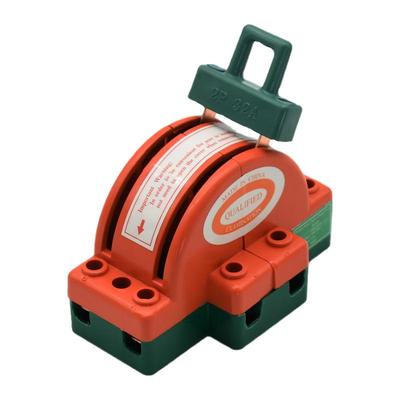 2电动车双电池双路电瓶双向电源切换开关电机倒顺双投闸刀32A100A