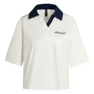 凉感休闲短袖POLO衫女装adidas阿迪达斯官方outlets轻运动
