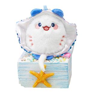 【明星同款】亮片独角兽海洋公仔包包挂件钥匙扣生日礼物新年