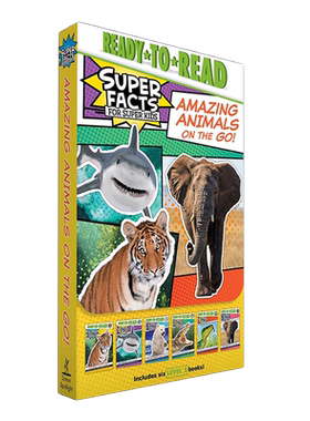 英文原版 Amazing Animals on the Go 旅途中的神奇动物系列6册盒装 英文版 进口英语原版书籍