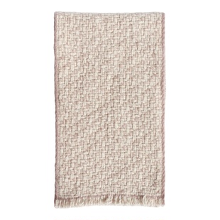 AiurtRuutti意式羊脂温润 学生年轻纯山羊绒围巾 小香风缩绒花呢