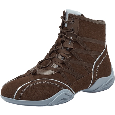 真美诗牛皮芭蕾风运动拳击靴