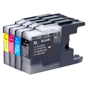 适用LC450XL墨盒brother兄弟MFC-J430W J825DW J625DW J5910DW J6710DW J6910DW打印机彩色LC400BK CMY墨水盒
