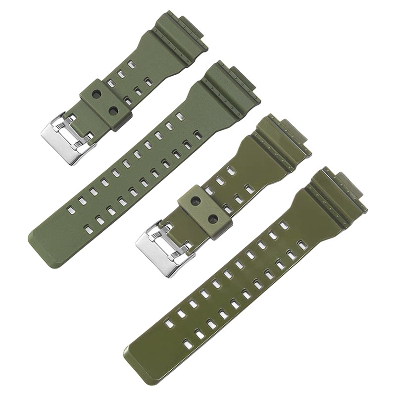 G-SHOCK硅胶手表带男适配卡西欧黑金GA-110 100 120 GLX GW 8900