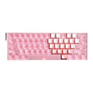 狼蛛win60电竞磁轴女生键盘雾透游戏专用外设打瓦高颜值笔记本RGB