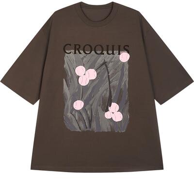 速写男装2025夏新品短袖T恤手绘