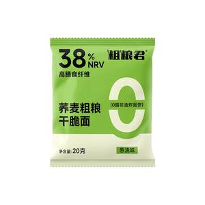 粗粮解馋小零食非油炸荞麦干脆面