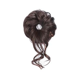 儿童龙须双丸子头假发发圈女可爱女童花苞头盘发神器自然蓬松发包