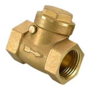黄铜止回阀4分6分1寸1.2寸2.5卧式止逆阀PPR20 25 32水表单向阀门