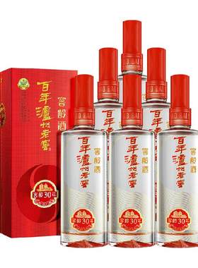 泸州老窖38度500ml*6窖龄30白酒