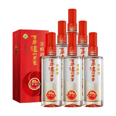 泸州老窖38度500ml*6窖龄30白酒