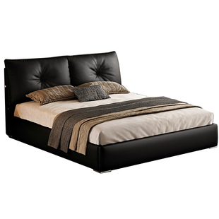 大黑牛真皮床主卧现代简约实木排骨架三抽储物1.8m1.5m大床2025款