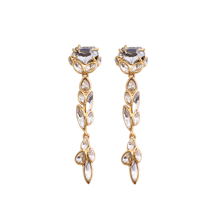 高级鬼才设计耳钉流苏长款冷淡风耳饰2024年新款潮轻奢耳环女