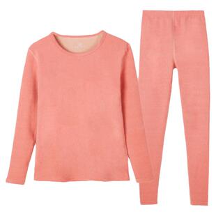 中高领保暖内衣女加绒加厚套装羊羔绒秋裤秋裤无痕打底纯棉毛衫冬