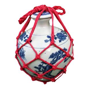 酒坛子网兜复古麻绳酒坛兜绳兜提兜兜网装饰兜包装兜搬运兜葫芦兜