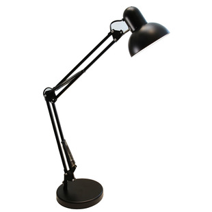 大灯罩工业风可换灯泡式超长臂美式工作台灯办公学习护眼调光E27