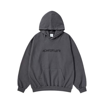 ADLV3D立体LOGO印花连帽卫衣