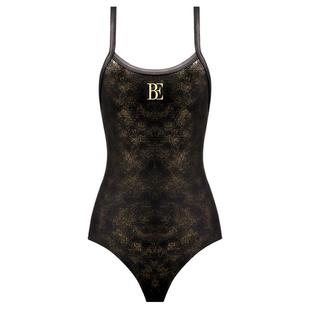 BE范德安时尚游系列2026 连体泳衣女士竞速金属泳衣高颜值泡温泉