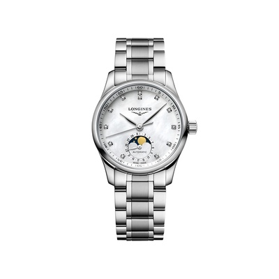 浪琴官方名匠系列女士机械表月相