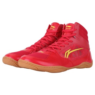 李宁专业摔跤鞋2026新款男拳击鞋女拳击搏击训练鞋跤鞋摔跤专用鞋