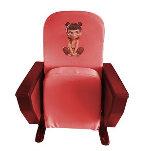 新款四季通用加厚椅套电影院座套定制印刷会议室报告厅坐椅套帽头