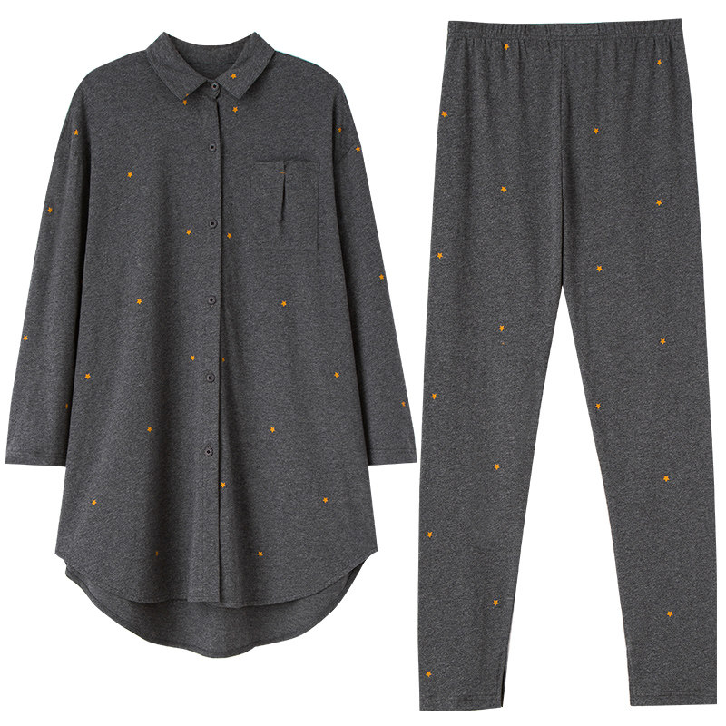 妮狄娅女纯棉时尚休闲家居服套装