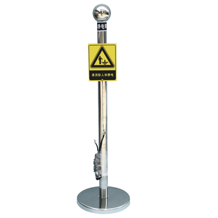 人体静电释放器触摸式防爆静电消除仪球柱声光语音报警装置本安型