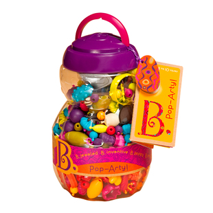 【自营】比乐btoys波普串珠500粒儿童玩具穿珠珠女孩diy手工益智