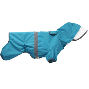宠物用品夏季轻薄全包通用雨披四脚收腰柯基犬专用雨衣圆肩不掉袖