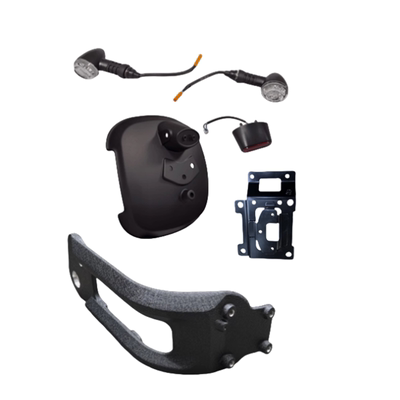 奔达燎700原厂后挡泥支架牌照灯