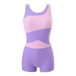 2025新款泳衣女款连体无袖专业遮肉游泳馆专用平角运动竞速游泳衣