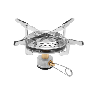 户外露营炉头盘式节能炉具烧烤便携式一体式炉灶野营登山野餐迷你