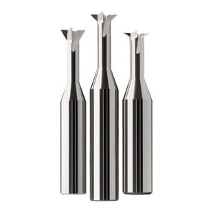 整体钨钢合金燕尾刀铝用燕尾槽铣刀30度45度60-75度D2.0-D12*45°