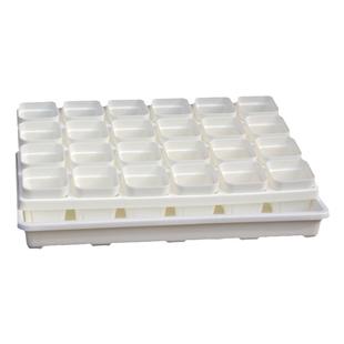 加厚6.5口多肉花盆塑料托架浸水托盘盖育苗播种扦插种植操闷养箱